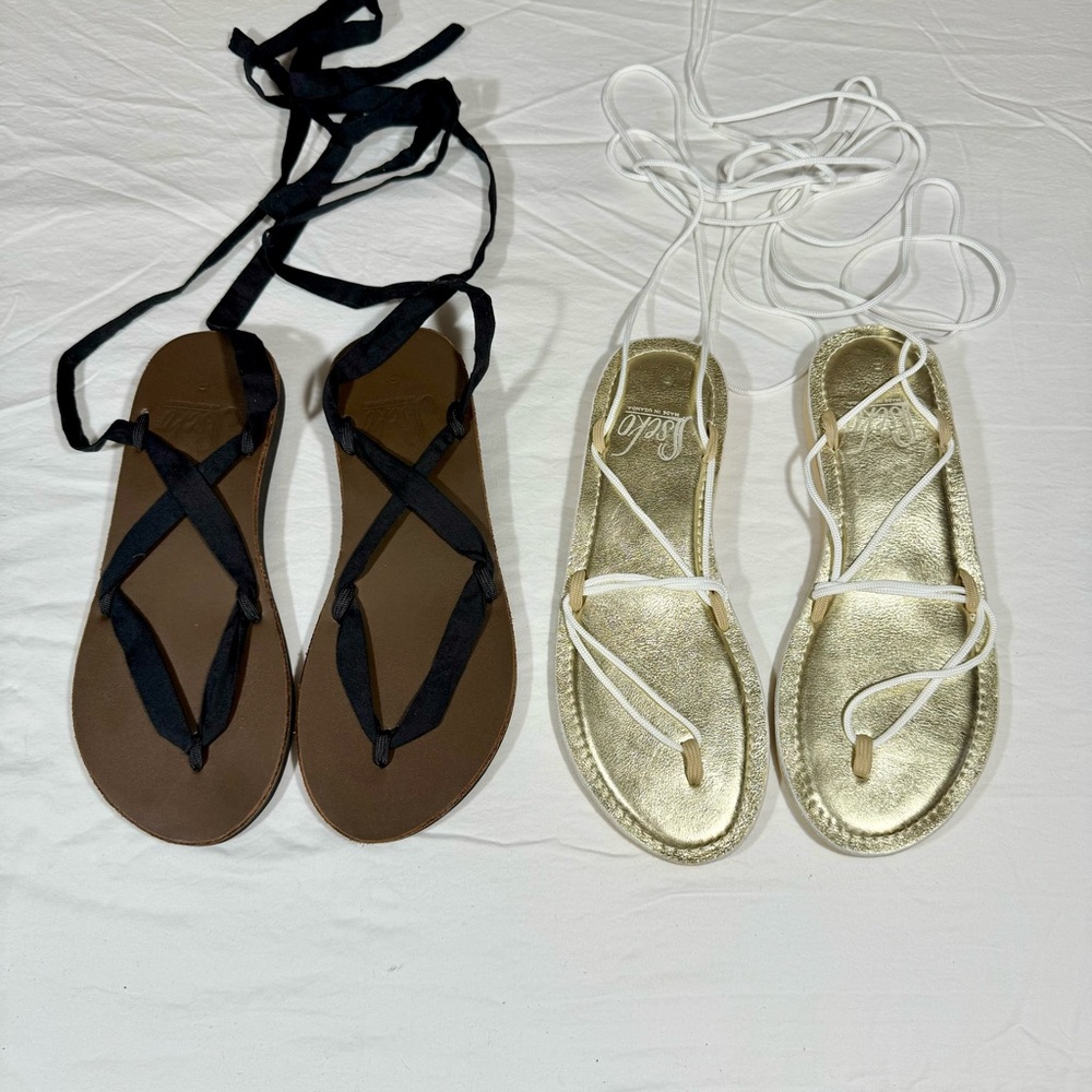 Sseko | Leather ribbon gladiator sandals | 8